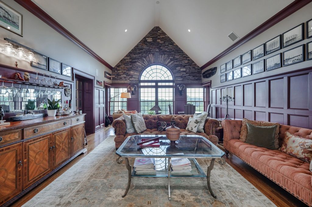 The Estate in Lyme is designed by Alfred Hopkins, a renowned estate architect, also built estates for Louis Comfort Tiffany and Frederick Vanderbilt, now available for sale. This home located at 153 Ferry Rd, Lyme, Connecticut