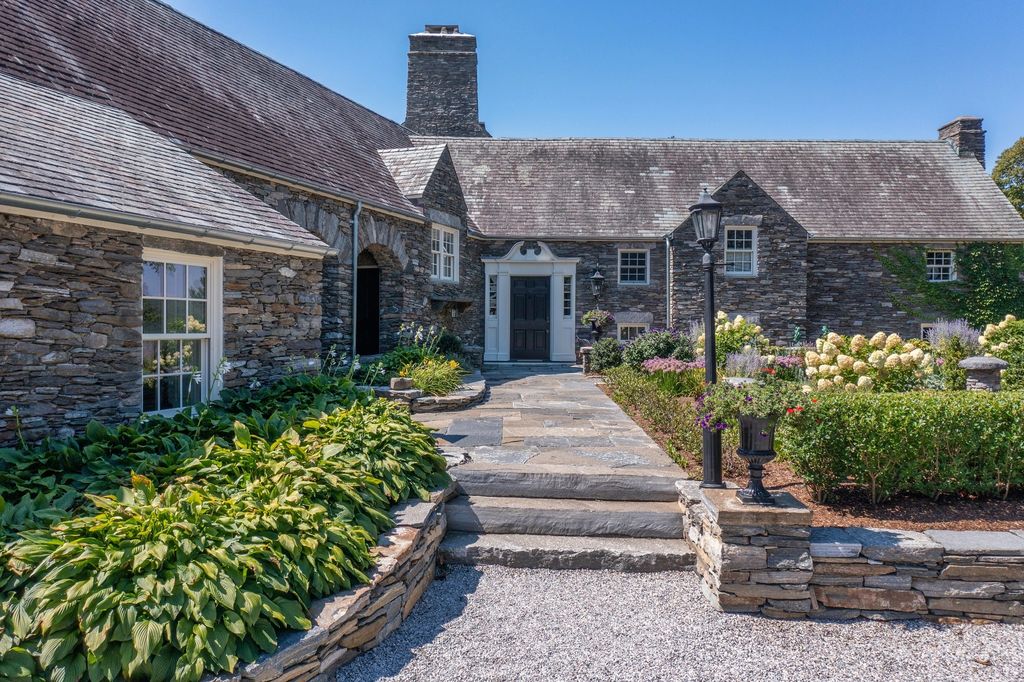 The Estate in Lyme is designed by Alfred Hopkins, a renowned estate architect, also built estates for Louis Comfort Tiffany and Frederick Vanderbilt, now available for sale. This home located at 153 Ferry Rd, Lyme, Connecticut