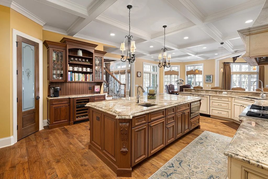 The Home in Naperville is also elevator ready, as the owners proactively designed a chase for future use, now available for sale. This home located at 7S409 Arbor Dr, Naperville, Illinois