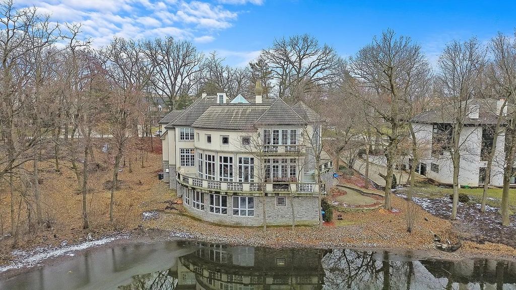 The Chateau in Oak Brook is completed by a French architect flown in from France in 1996 to the highest standards, now available for sale. This home located at 912 Saint Stephens Grn, Oak Brook, Illinois