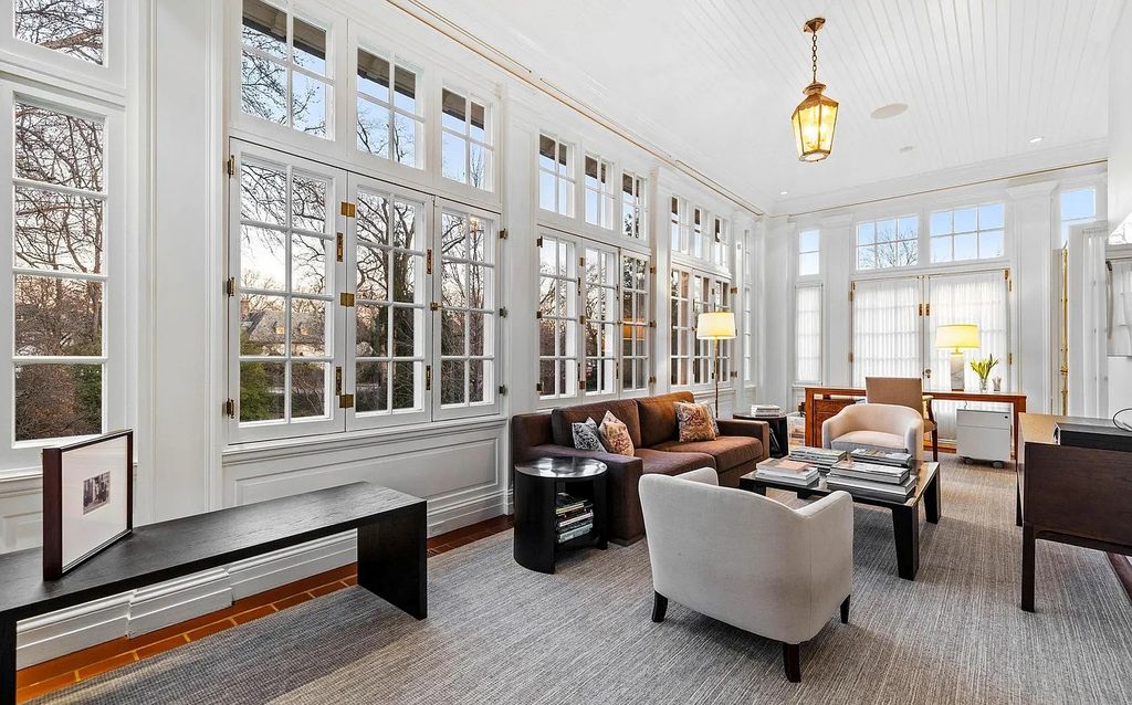 The Estate in Baltimore is brilliant renovation and expansion by Delbert Adams Construction Group, now available for sale. This home located at 1 Whitfield Rd, Baltimore, Maryland