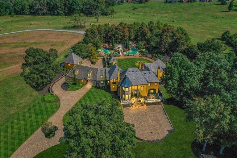 Elegant French Country Estate on 50 Acres in Western North Carolina