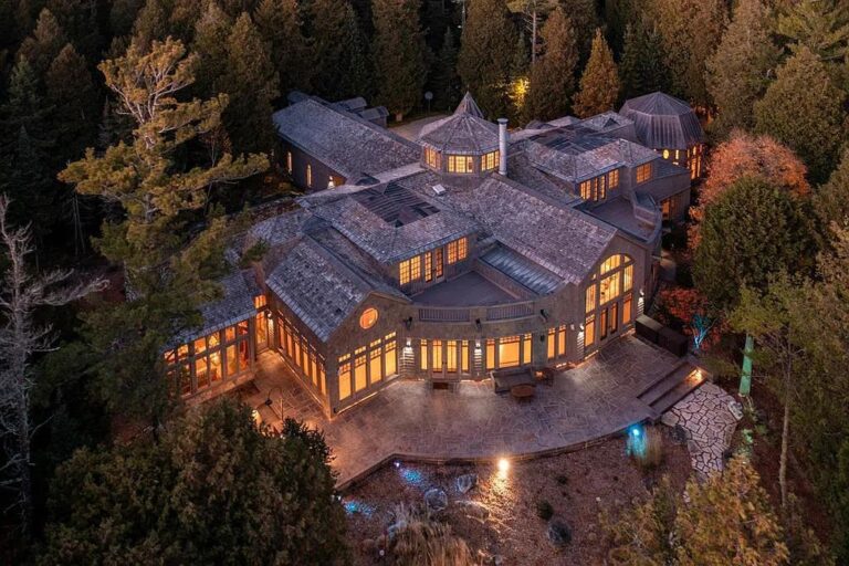 Meticulously Built by the Artisan Craftsman, this $6.995M Maison Takes Your Breath Away in Sister Bay, WI