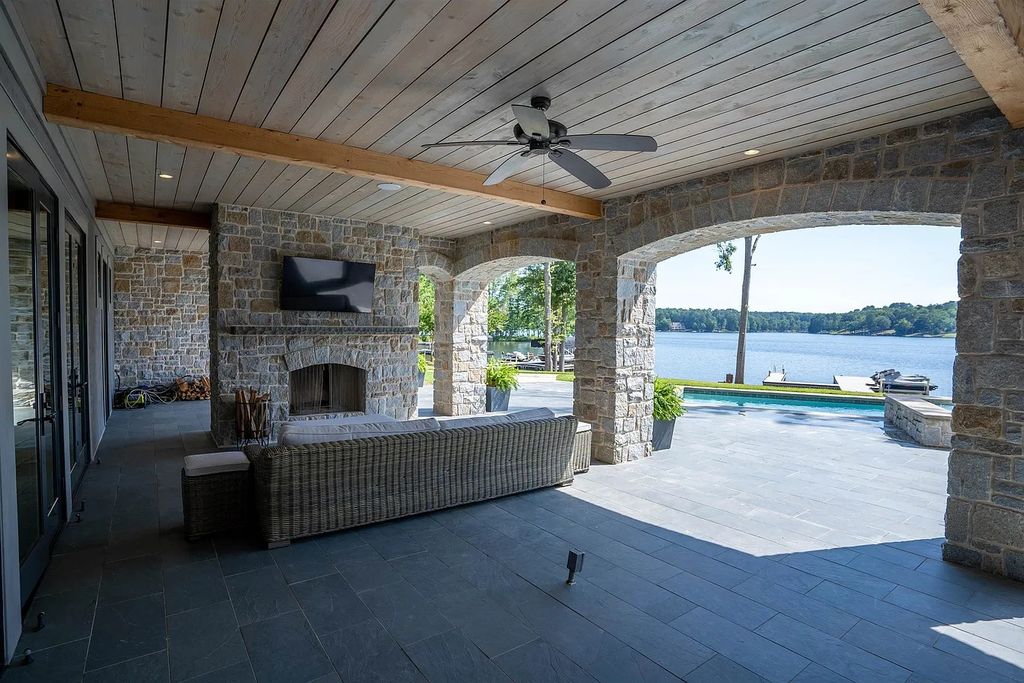 The Property in Eatonton boasts expert craftsmanship and the finest materials, resulting in a true masterpiece, now available for sale. This home located at 202 Eagles Way, Eatonton, Georgia