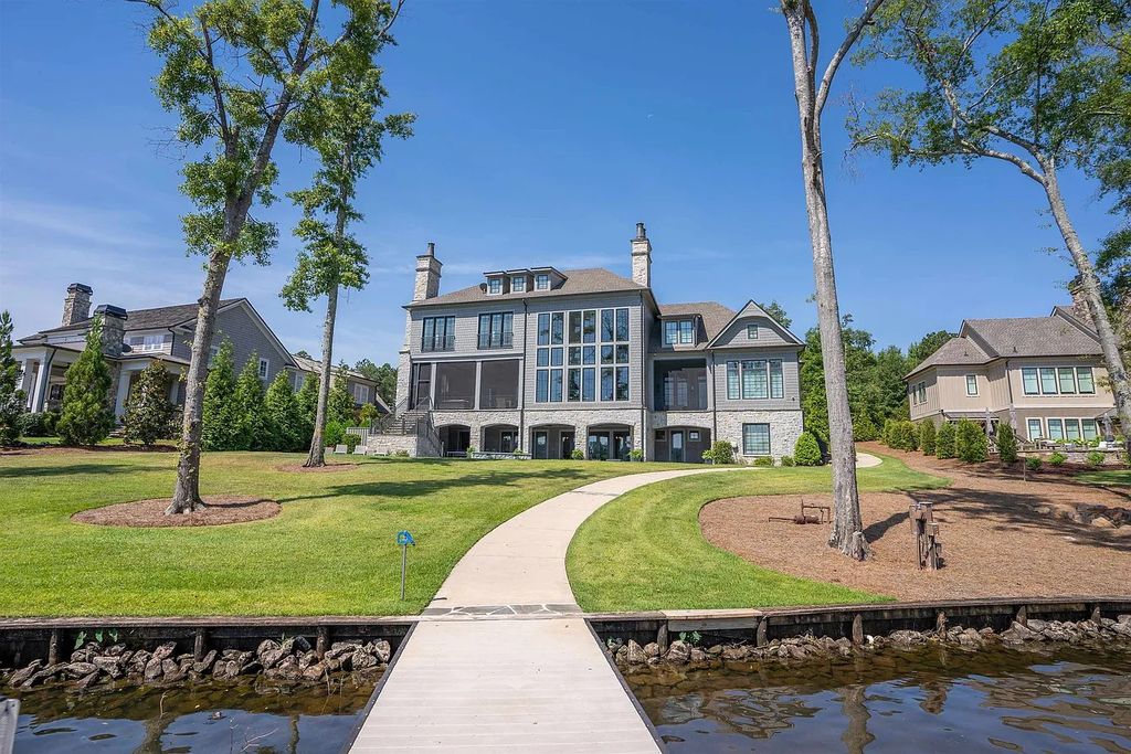 The Property in Eatonton boasts expert craftsmanship and the finest materials, resulting in a true masterpiece, now available for sale. This home located at 202 Eagles Way, Eatonton, Georgia