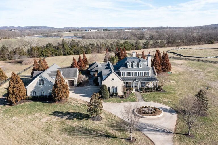 Sophisticated and Luxurious with Its Custom Finishes, this Beautiful Home in Franklin, TN Hits Market for $3.7M
