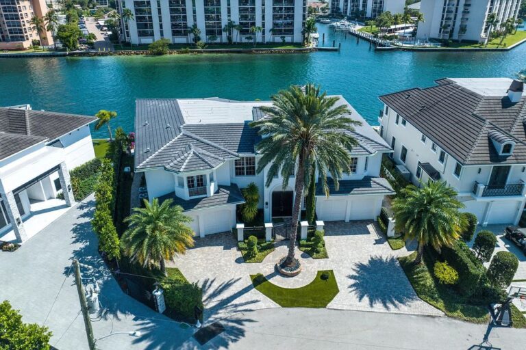 Spectacular Waterfront Mansion in Boca Raton, Florida with Expansive Views and Open-Concept Floor Plan is Asking $7.5 Million