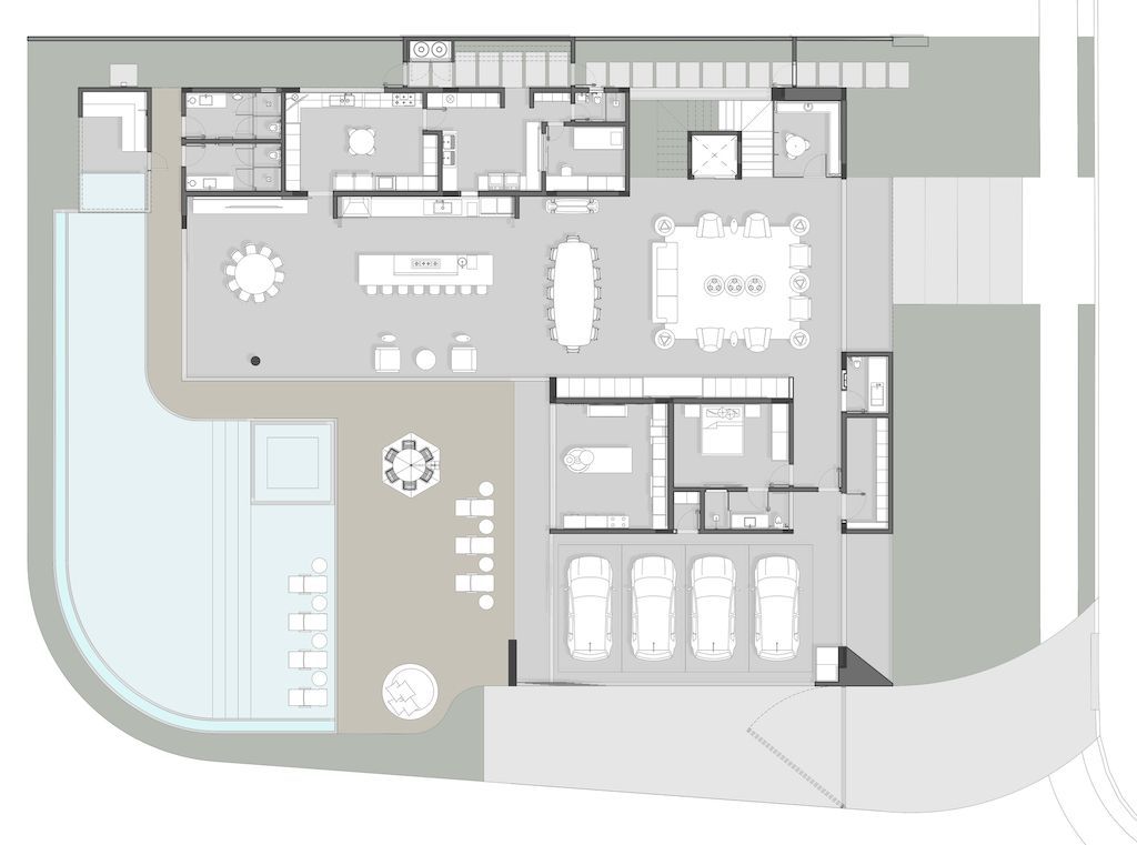 TP HOUSE, an Elegant, Simple Volumetry in Brazil by Leo Romano