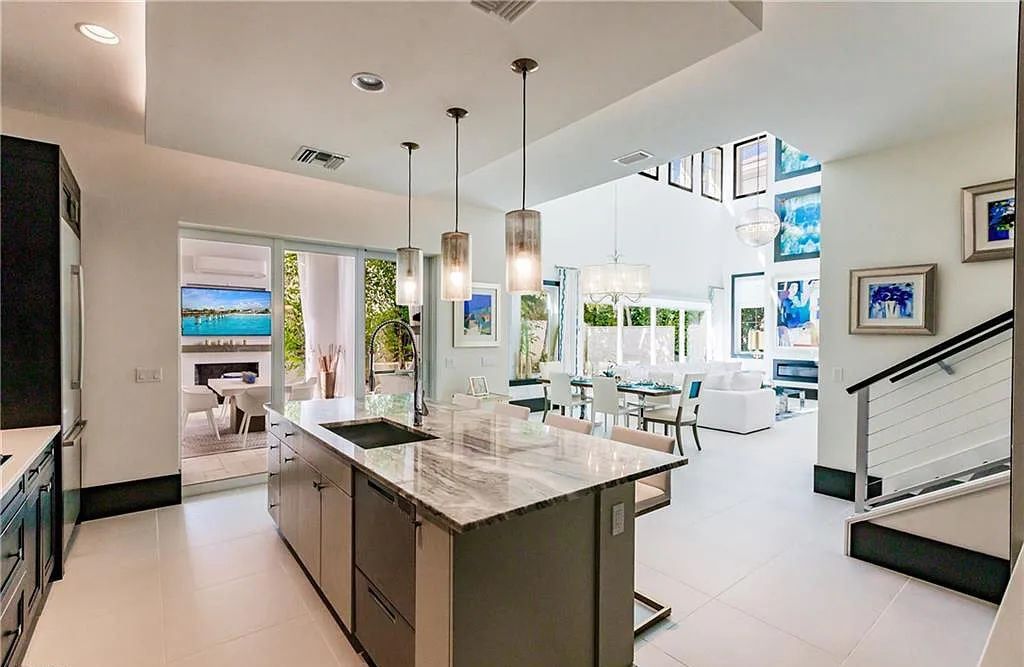 9214 Mercato Way, Naples, Florida, provides incredible specs and luxury furnishings. With the perfect outdoor living space, you can meander out the front door for morning yoga and coffee in seconds.