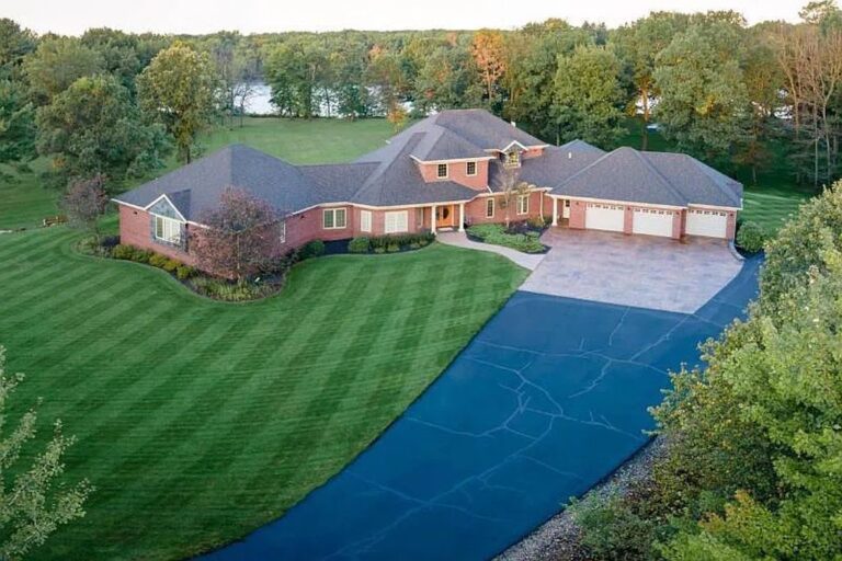 This 3.9M Private Estate in Stevens Point, WI Features Plenty of Room