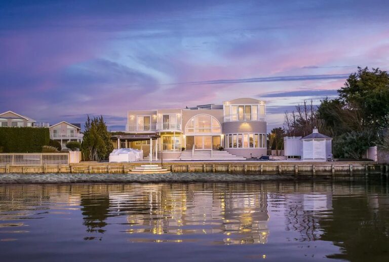 This $5.199M Fabulous Bayfront Compound with Smashing Interiors, Unique Furnishing and Stunning Artwork Rivals New Constructions in Beach Haven, NJ