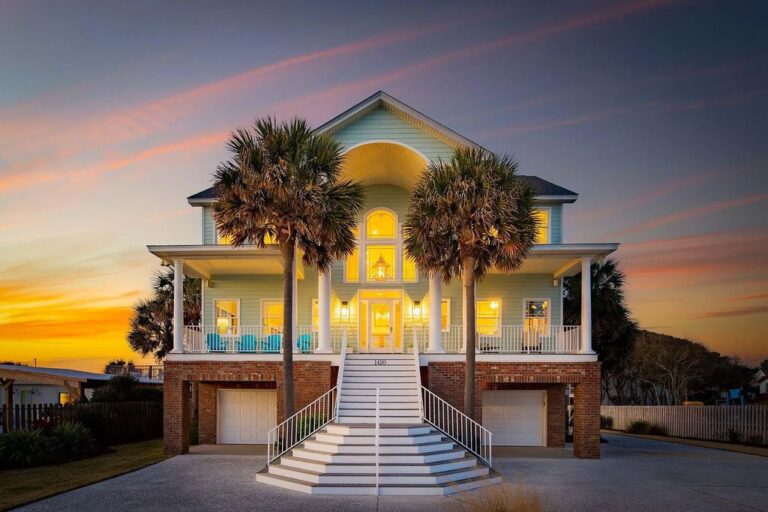 This $5.2M Truly Unique Property Enables You to Live an Active and Luxurious Lifestyle in Folly Beach, SC
