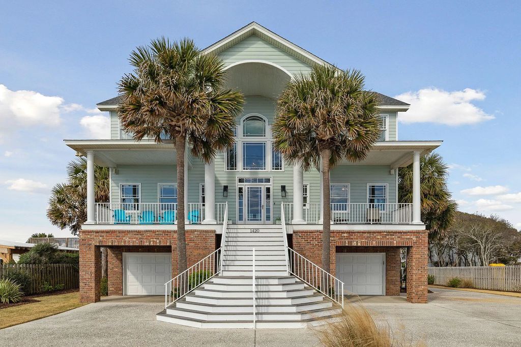 The Estate in Folly Beach is a luxurious home where you can get mesmerizing views of the ocean, stunning views of the river and marshes, take long beach walks to the end of the island, or take a cruise to marvel the natural beauty now available for sale. This home located at 1420 E Ashley Ave, Folly Beach, South Carolina; offering 04 bedrooms and 05 bathrooms with 3,556 square feet of living spaces.