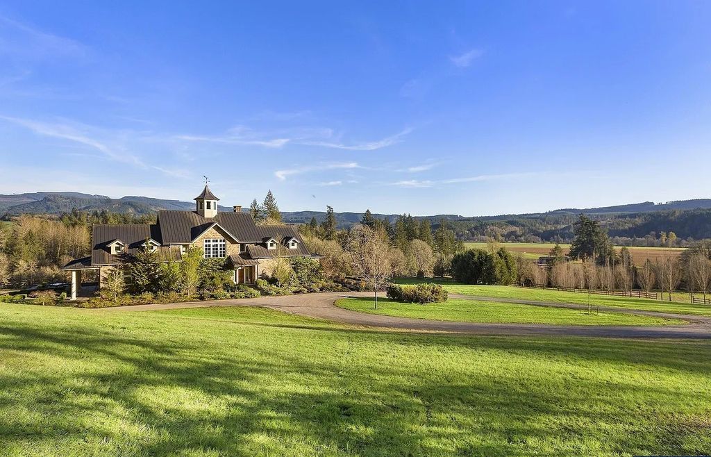 The Estate in Scio is a luxurious home having too many features to list now available for sale. This home located at 38741 Lulay Rd, Scio, Oregon; offering 04 bedrooms and 04 bathrooms with 4,500 square feet of living spaces. 