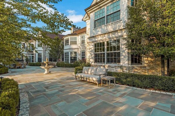 View of Very Private Oasis in River Hills, WI Built for Entertaining on Market ...
