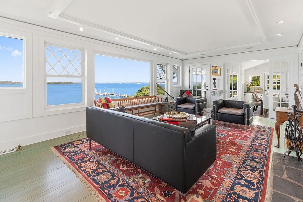 The House in in Sag Harbor is meticulously renovated and expanded since its original build in the 1940s, now available for sale. This home located at 48 Forest Rd, Sag Harbor, New York