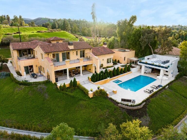 Luxurious 5-Bedroom Estate with Sweeping City Light Views on 1.66 Acres in Tarzana Asking for $5 Million