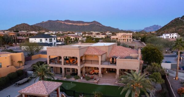 Listed At $2.395m, Stunning Custom Home in Mesa Arizona Is On Almost 1 Acre In The Heart Of The Mesa Desert Uplands