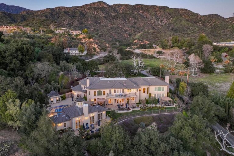 Stunning FrenchInspired Estate in Bradbury, California with Exquisite