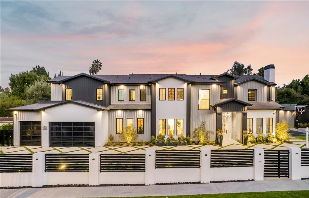 The property located at 5330 Amestoy Ave, Encino, CA 91316 is a newly built, world-class estate boasting six bedrooms, seven bathrooms, and 7,200 square feet of living space on a 0.44-acre lot. With captivating architecture, including soaring ceilings and an abundance of natural light, the property features a formal living room, a family room flowing seamlessly into a striking kitchen outfitted with custom cabinetry and top-of-the-line appliances, and a luxurious master suite with dual closets and a large balcony overlooking the stunning grounds.