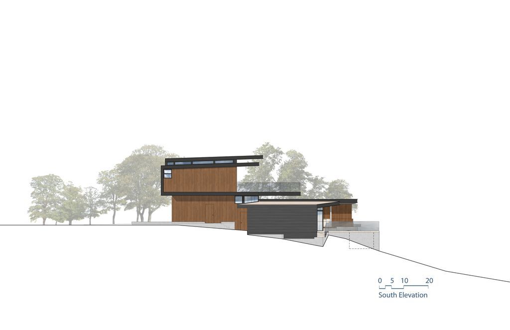 Arroyo Oak House, open & transparent project by Aaron Neubert Architects