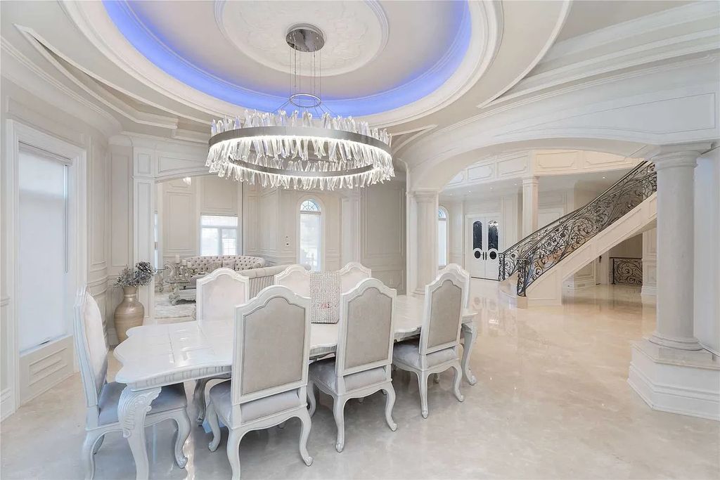 The Estate In Ontario embodies modern luxury & amenities with the perfect venue for large-scale events or intimate gatherings, now available for sale. This home located at 80 Orico Ct, Vaughan, ON L0J 1C0, Canada