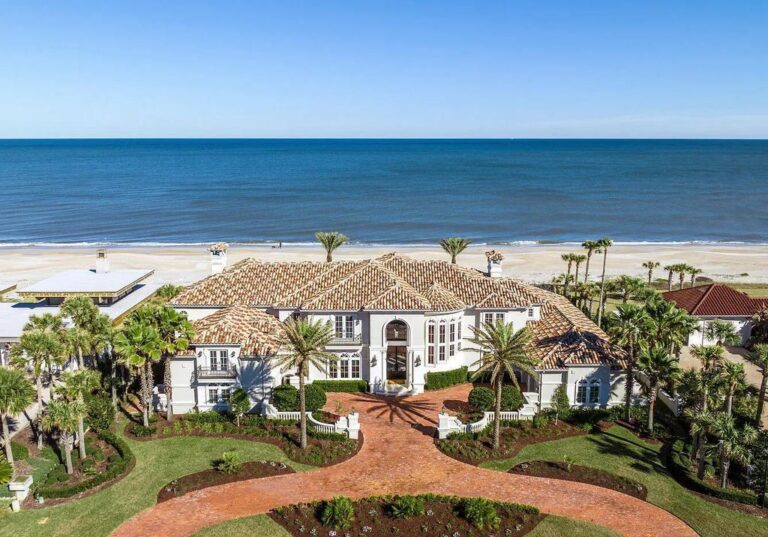 Experience the Epitome of Luxury Living with Stunning Oceanfront Estate in Ponte Vedra Beach for $21.8 Million
