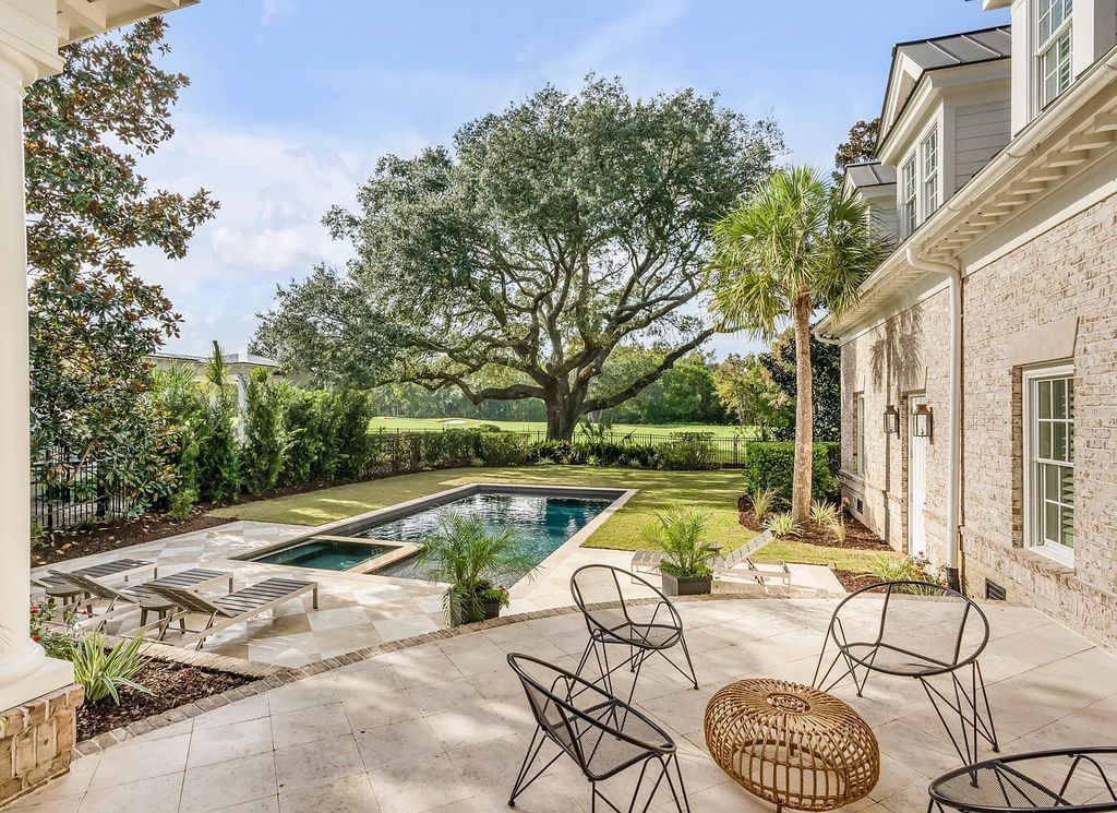 The Estate in Charleston is a luxurious home offering rare front and back unobstructed golf course views now available for sale. This home located at 59 Iron Bottom Ln, Charleston, South Carolina; offering 06 bedrooms and 08 bathrooms with 8,191 square feet of living spaces.
