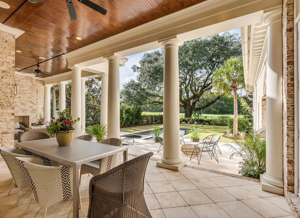 The Estate in Charleston is a luxurious home offering rare front and back unobstructed golf course views now available for sale. This home located at 59 Iron Bottom Ln, Charleston, South Carolina; offering 06 bedrooms and 08 bathrooms with 8,191 square feet of living spaces.