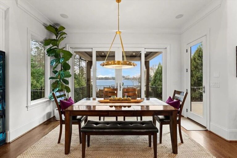 Stunning Waterfront Living in This Lakeside Retreat in Cornelius, North