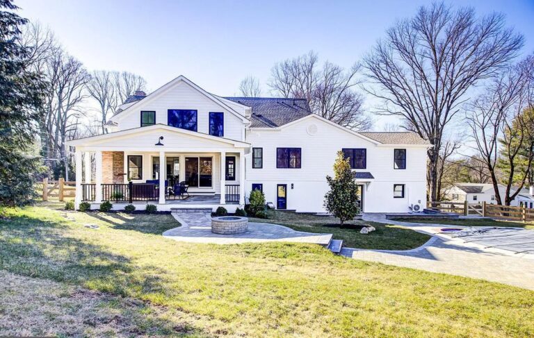 Fully Renovated and Expanded Both Inside and Outside, this Beautiful Multi-level Home in Bryn Mawr, PA Listed at $2.7M