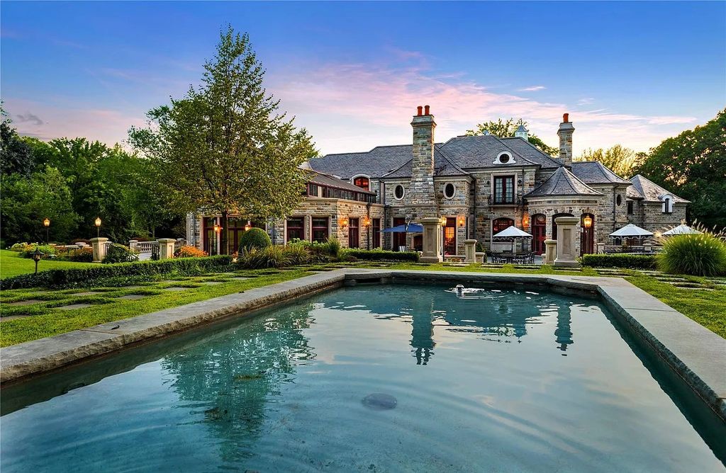 The Property in Mill Neck is a brand new estate complete with indoor pool, elegant pond, state of the art greenhouse and six-car garage, now available for sale. This home located at 102 Horseshoe Road, Mill Neck, New York