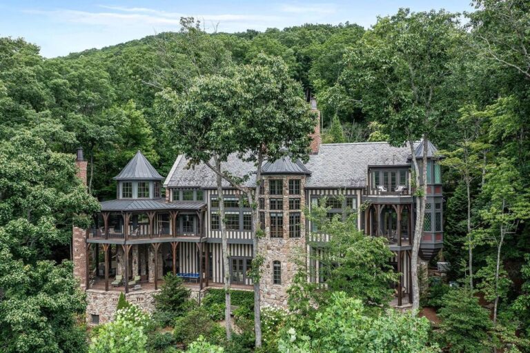 Listing for $4.2M, This Home Evokes Old World Ambiance with Extraordinary Artistic Detail in Arden, NC