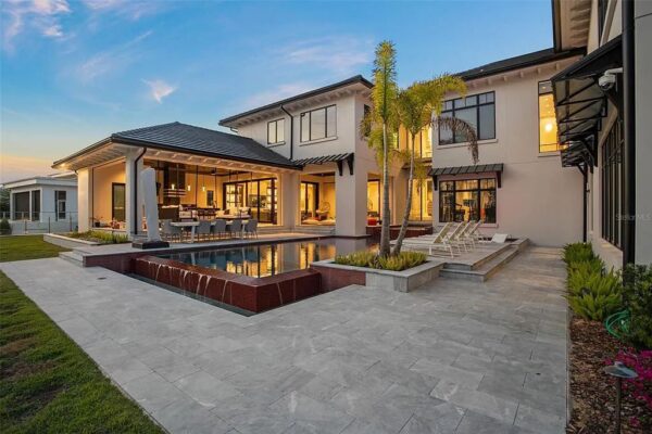 Image showcasing Luxury Lakefront Mansion with Private Basketball Court and Stunning ...