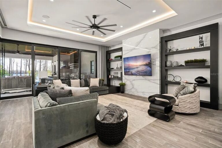 Picture of Luxury Lakefront Mansion with Private Basketball Court and Stunning ...