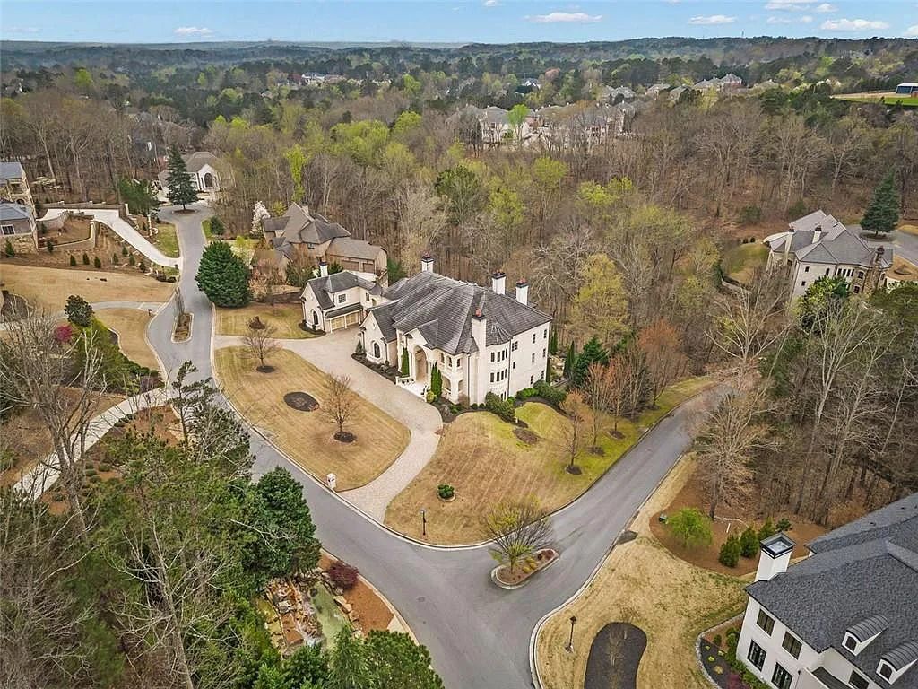 Luxurious Mansion on 1.5 Acres of Serene Paradise in Johns Creek, GA Priced at $3,199,990