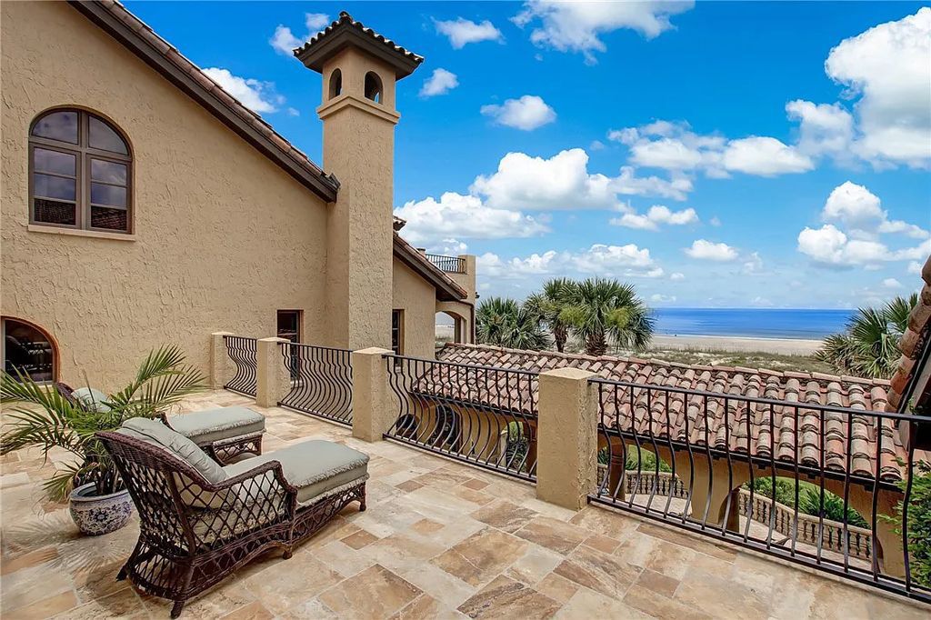 Welcome to 4 Dunes Ct, Fernandina Beach, Florida – a stunning, private, and truly one-of-a-kind Mediterranean-style estate with breathtaking views of the Atlantic Ocean!
