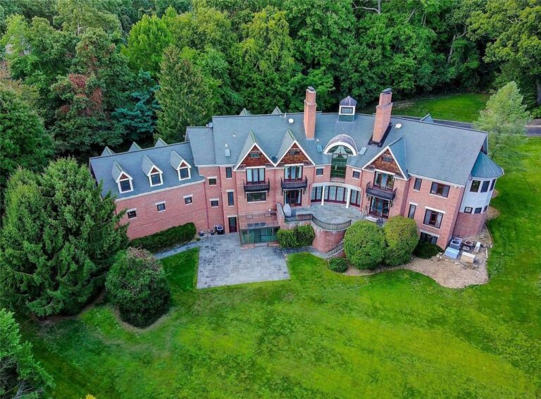 Magnificent $5.5M Brick Colonial with Top-Notch Entertaining Amenities in Old Westbury, NY