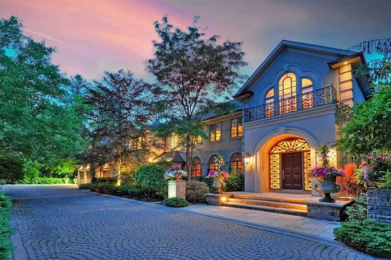 Meticulously Designed Home in Ontario with Naturally Inspired Garden And Incredible Landscaped Grounds Seeks C$13.998M