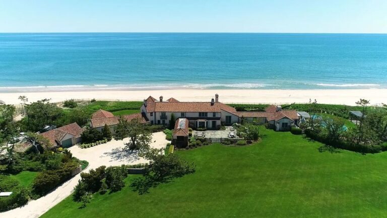 Offered for The First Time in 75 Years, This Handsome Spanish Colonial Style House Lists at $65M in East Hampton, NY