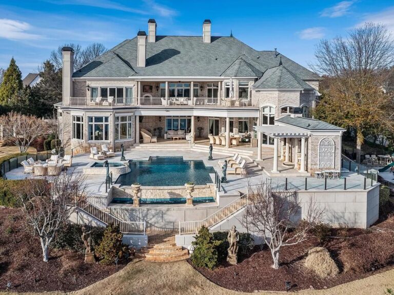 Perfect for Large-Scale Entertaining Yet Intimate for Everyday Living, Waterfront Home in Cornelius, NC Sales at $9.9M