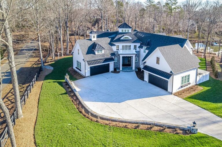 Rare Opportunity to Own in The New, Exclusive Gated Waterfront Estate in Mooresville, NC with $5.495M