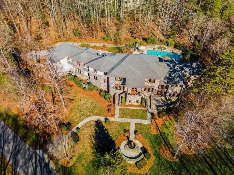Reminiscent of MissionStyle Architecture, This House in Huntersville