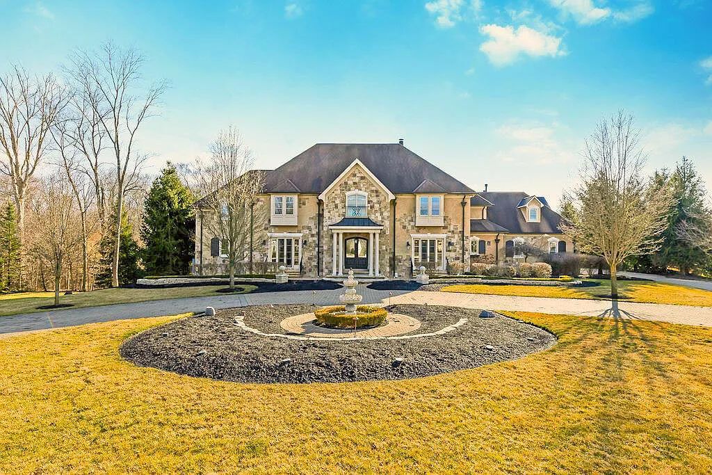 The Estate in Delaware is a luxurious home featuring architectural excellence and handcrafted details now available for sale. This home located at 1581 Woodland Hall Dr, Delaware, Ohio; offering 07 bedrooms and 11 bathrooms with 11,787 square feet of living spaces.