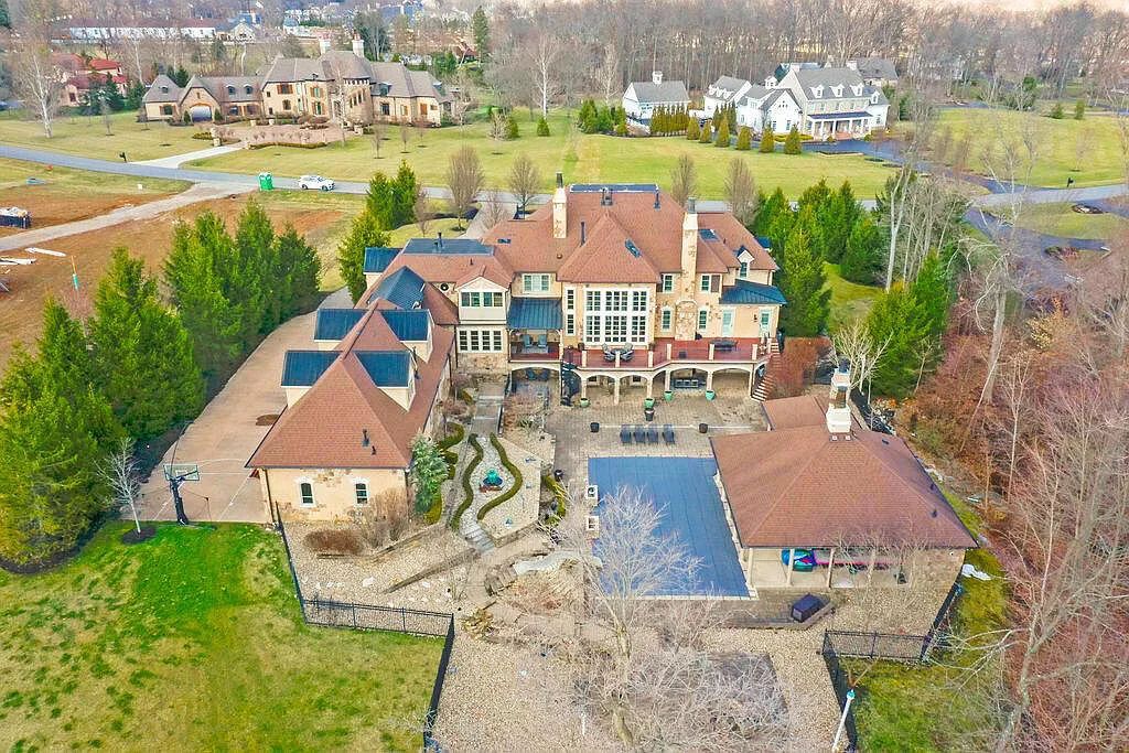 The Estate in Delaware is a luxurious home featuring architectural excellence and handcrafted details now available for sale. This home located at 1581 Woodland Hall Dr, Delaware, Ohio; offering 07 bedrooms and 11 bathrooms with 11,787 square feet of living spaces.