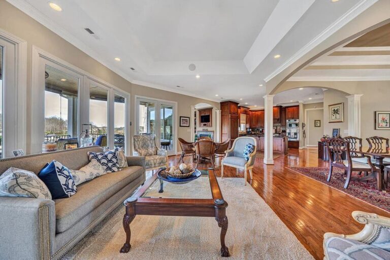 This 2.499M Waters Edge Custom Built Home in Penhook, VA Offers