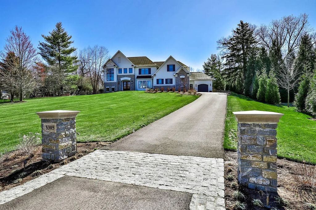 The Estate in Cincinnati is a luxurious home where every space is a perfect corner for relaxing now available for sale. This home located at 5305 Graves Rd, Cincinnati, Ohio; offering 05 bedrooms and 06 bathrooms with 6,538 square feet of living spaces. 