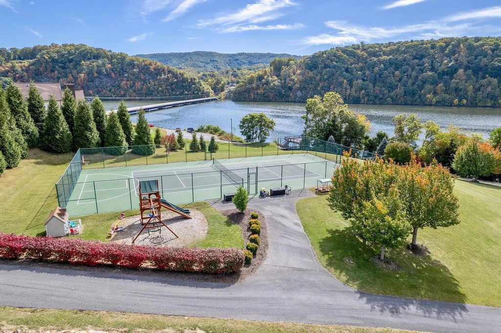 The Estate in Pulaski is a luxurious home commanding breathtaking lake views from every window with extensive outdoor living space now available for sale. This home located at 2530 Saddleridge Cir, Pulaski, Virginia; offering 05 bedrooms and 09 bathrooms with 5,920 square feet of living spaces.