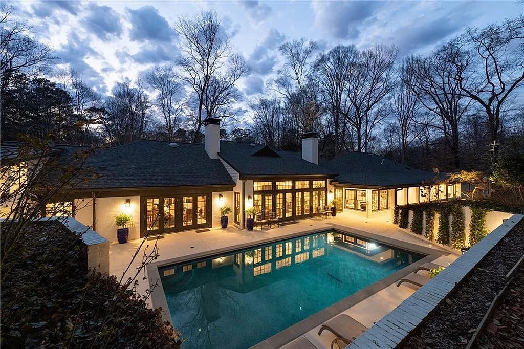 The House in Atlanta is loaded with priceless, perfectly architectural features, now available for sale. This home located at 3565 Haddon Hall Rd NW, Atlanta, Georgia