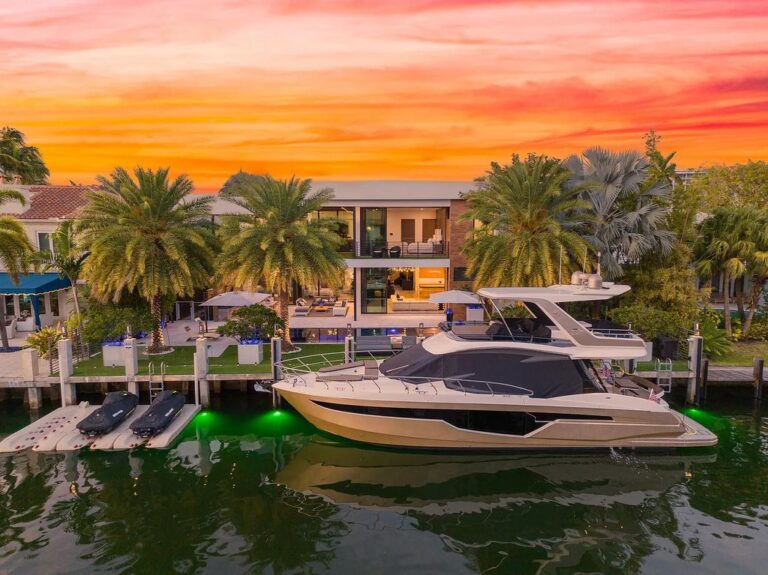 Unmatched Luxury and Style with Waterfront Estate in Fort Lauderdale’s Seven Isles Listed at $12.5 Million